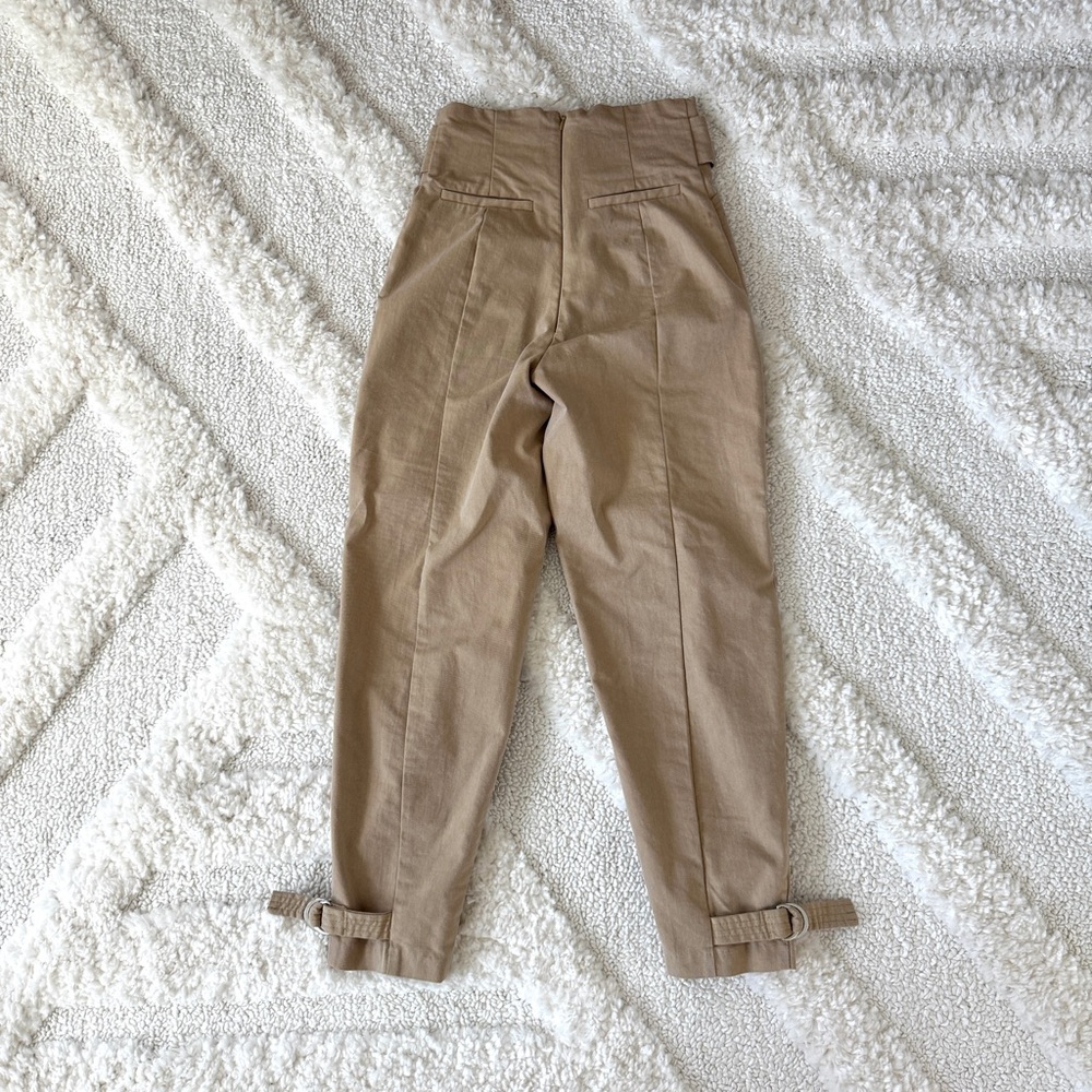 ASOS Khaki Trousers, Tapered Leg with Pockets - Picture 4 of 9